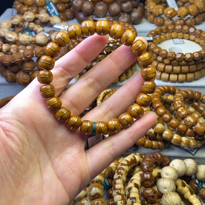 紫金鼠手串纯肉实心一线卡10