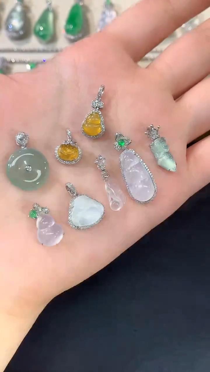 【彩虹盘】翡翠-18K金-多样性发一件-OX01|CXQ21