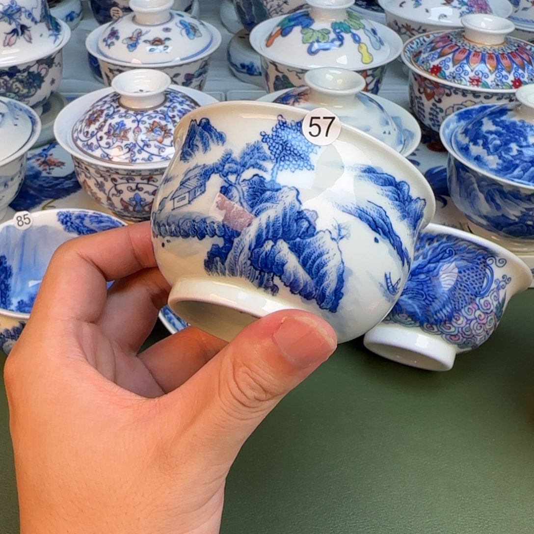 彦祖纯手工手绘茶具57