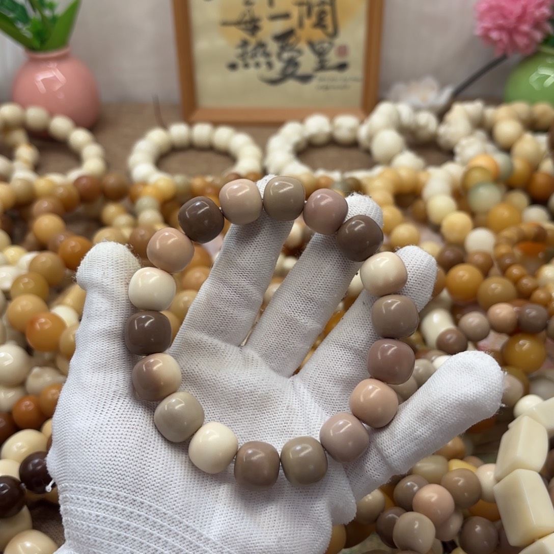 菩提根/象牙果吊坠14水磨无蜡757