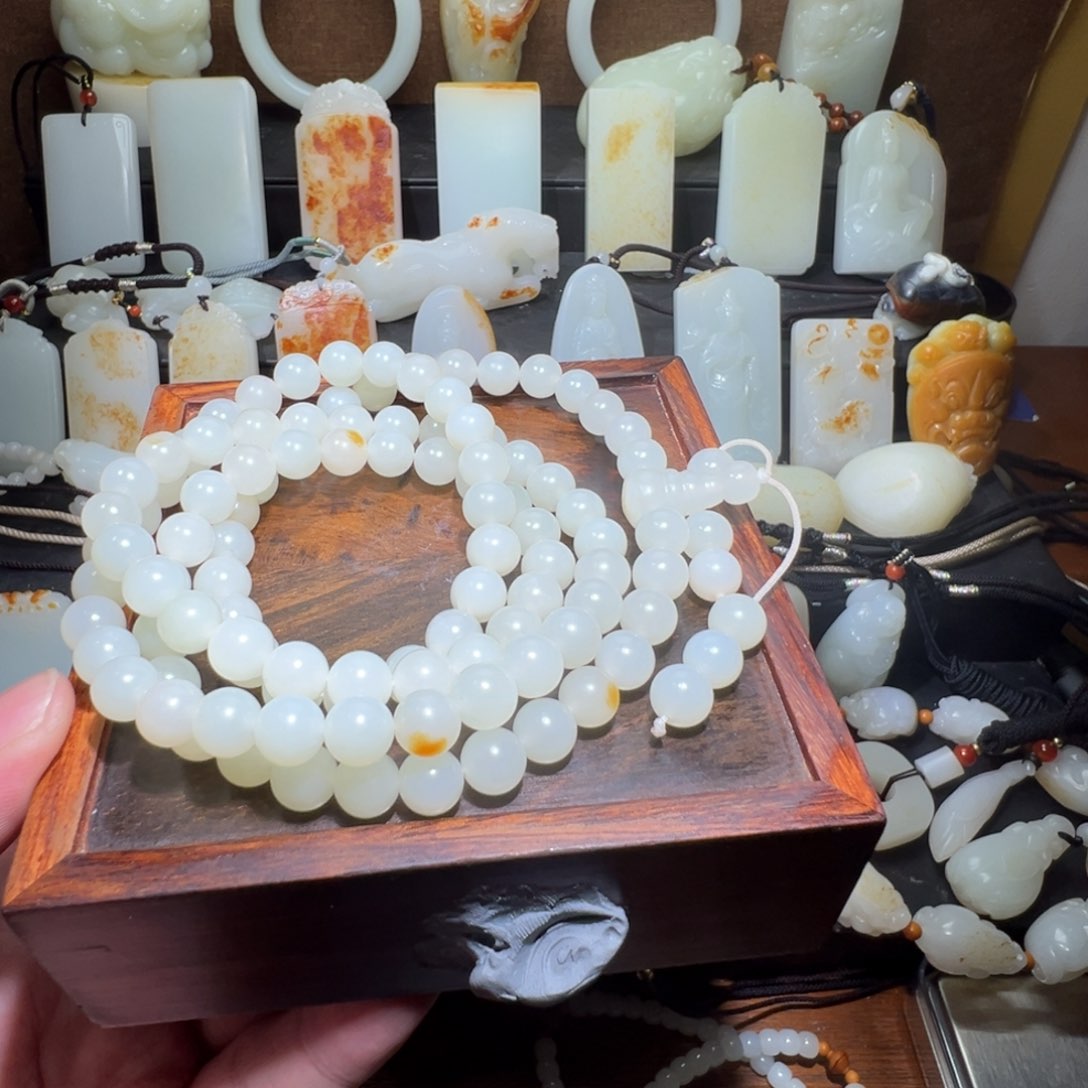 和田玉项链未镶嵌安*薇