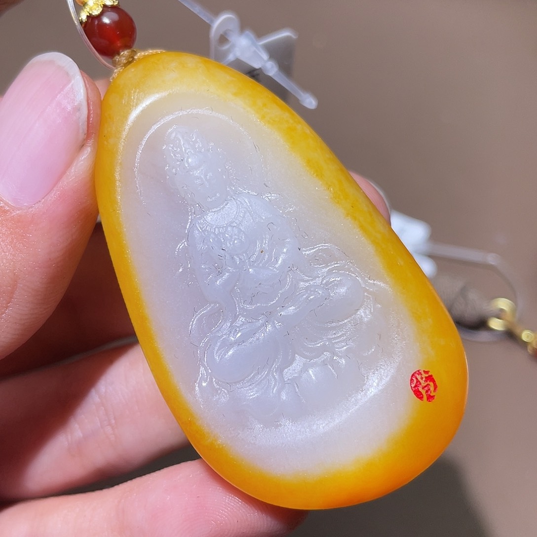 和田玉颈饰未镶嵌Y