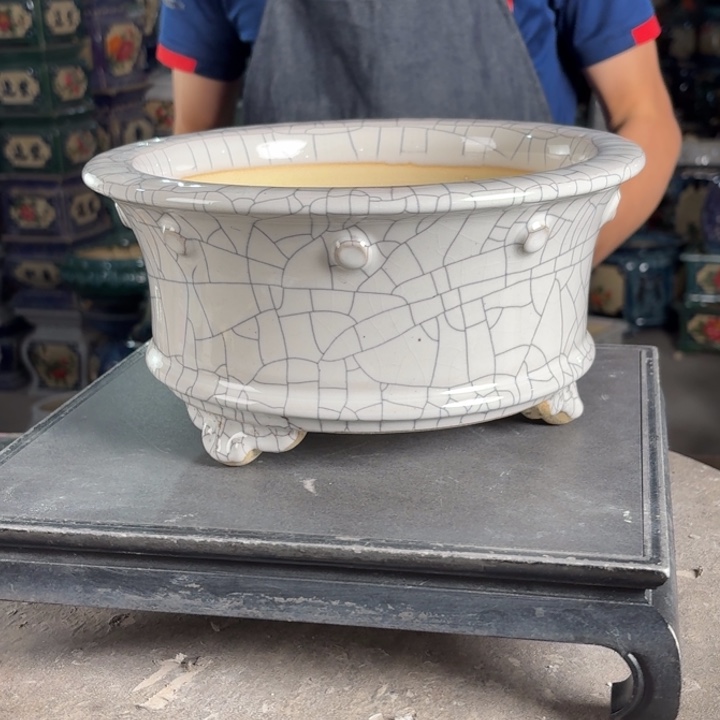 一风堂石湾花盆 内21*9