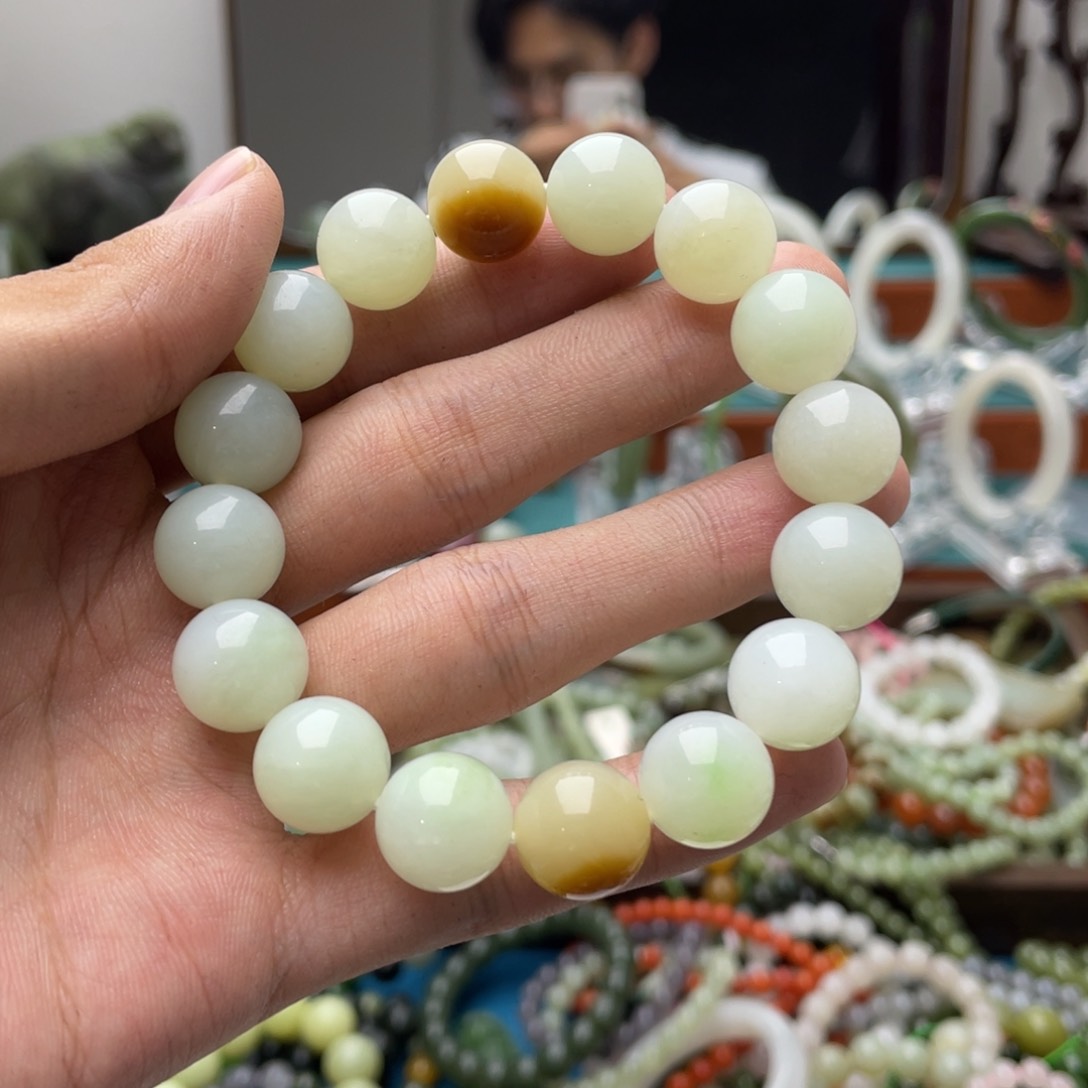 家***仔手链未镶嵌和田玉