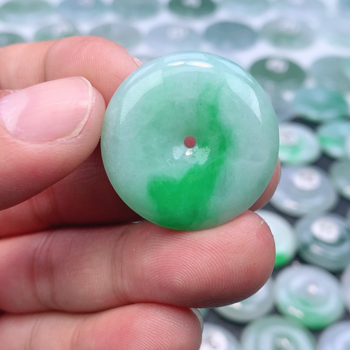 翡翠未镶嵌颈饰缅甸天然A货翡翠29.6-6.0