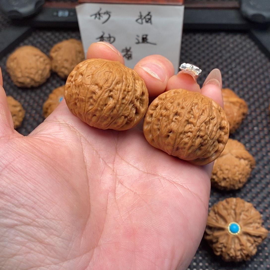 文玩核桃把件今****赢铁锤38.5