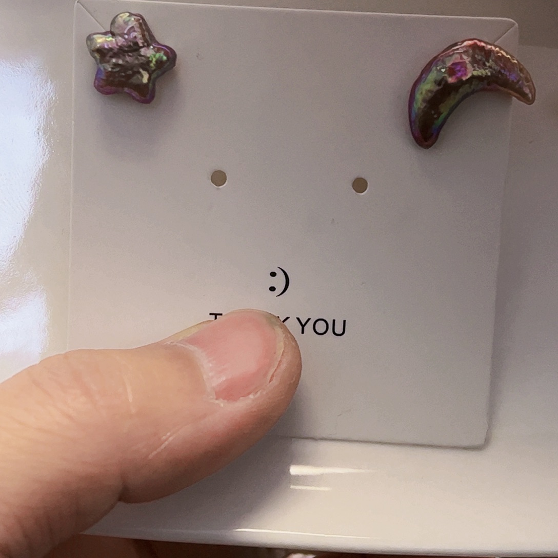 淡水珍珠耳饰银S925镶嵌