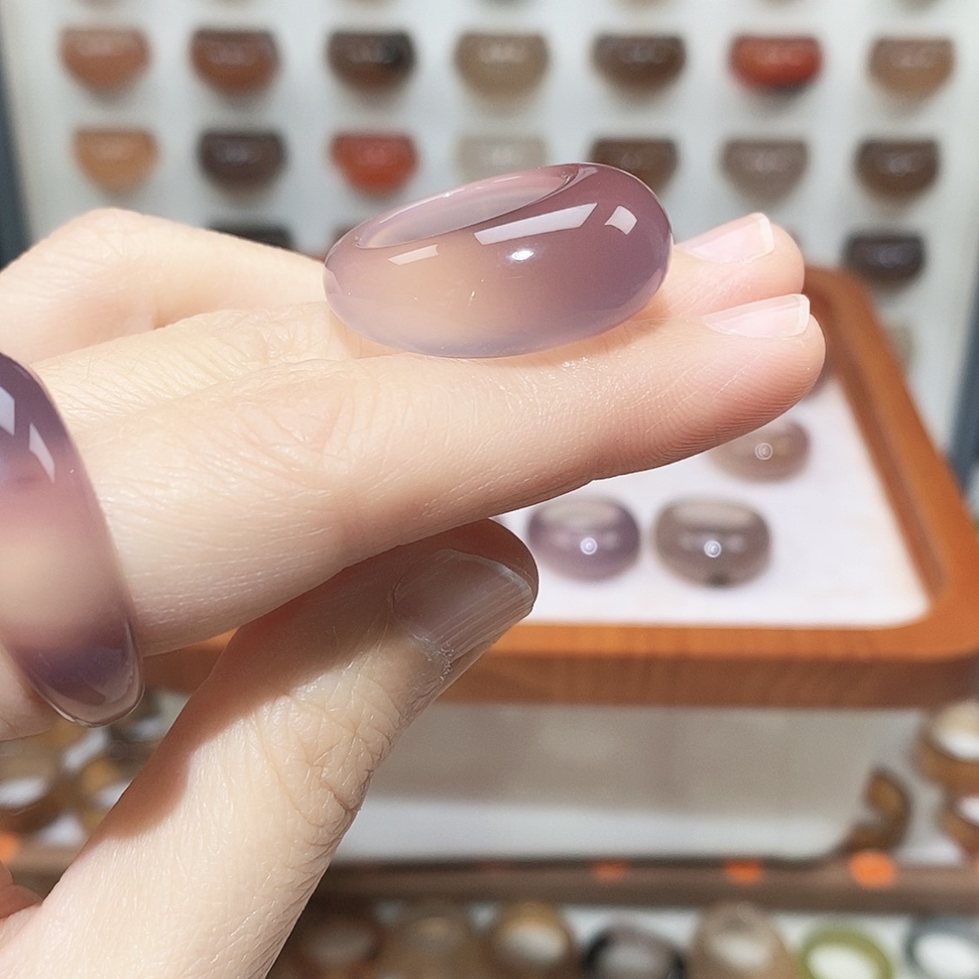 十***四玛瑙/玉髓未镶嵌戒指港15