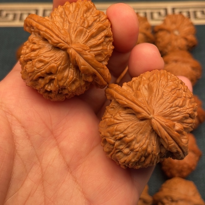 把件文玩核桃全品43白狮子