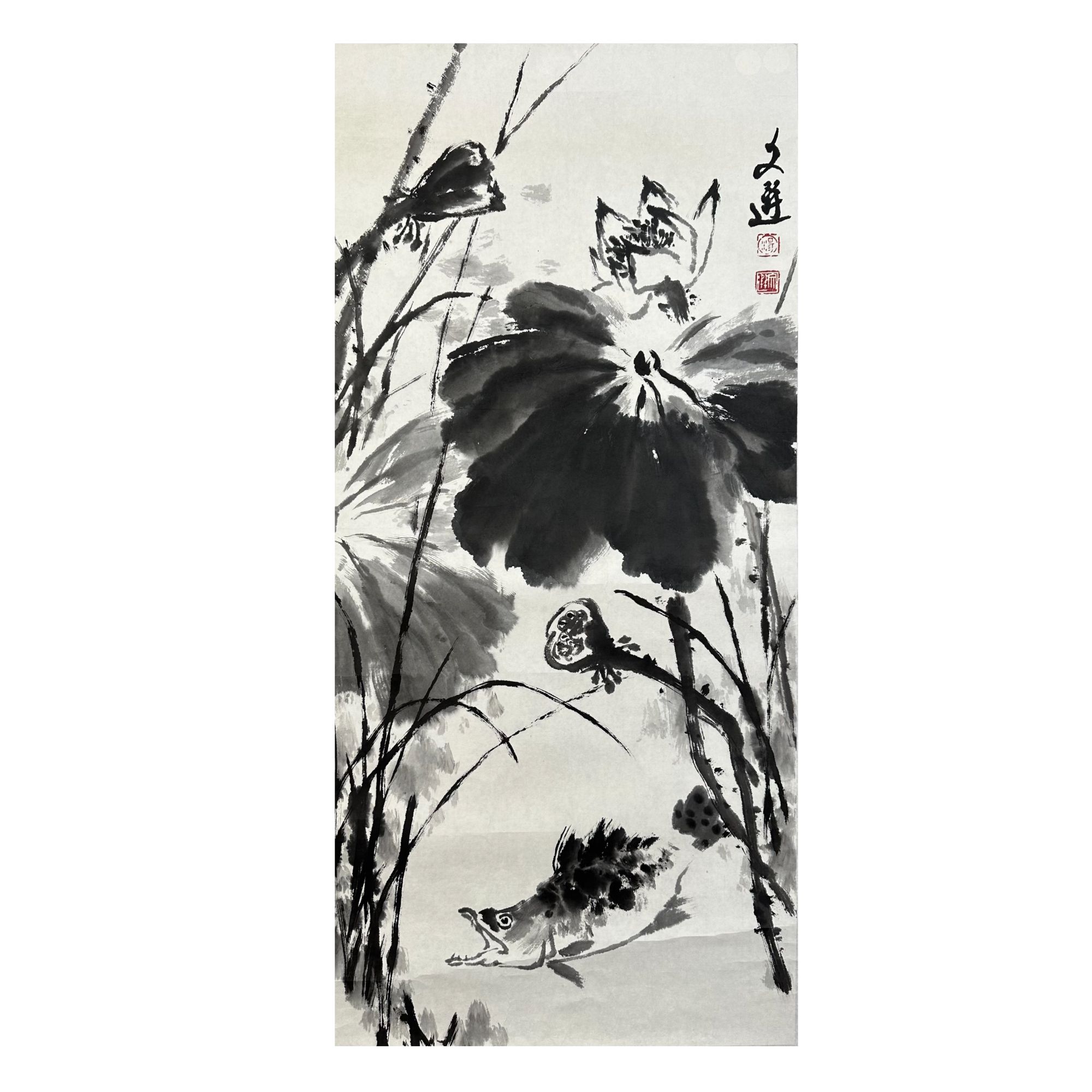 T-T-SP-705 荷花 97CM×45CM 镜片-A