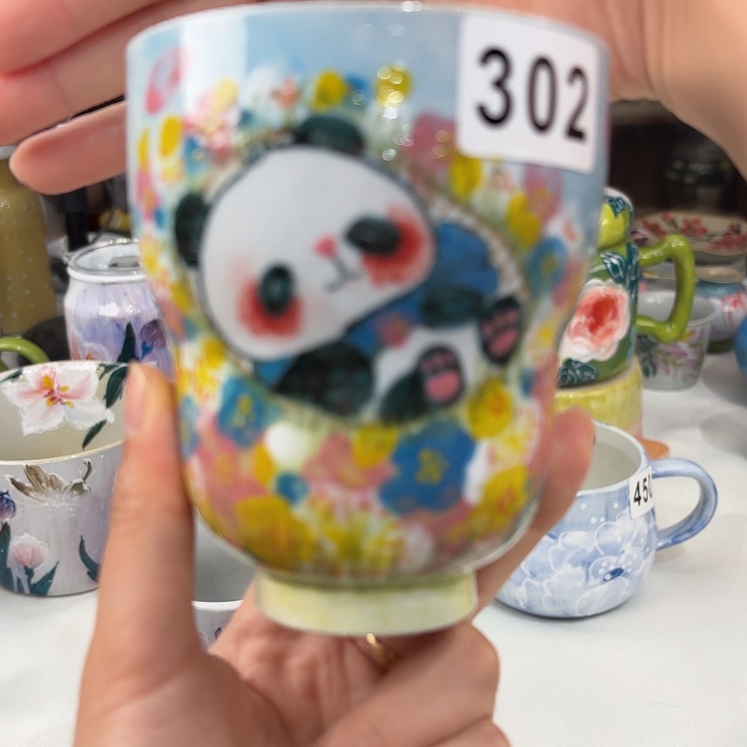 景德镇手绘高温釉下彩陶瓷茶具