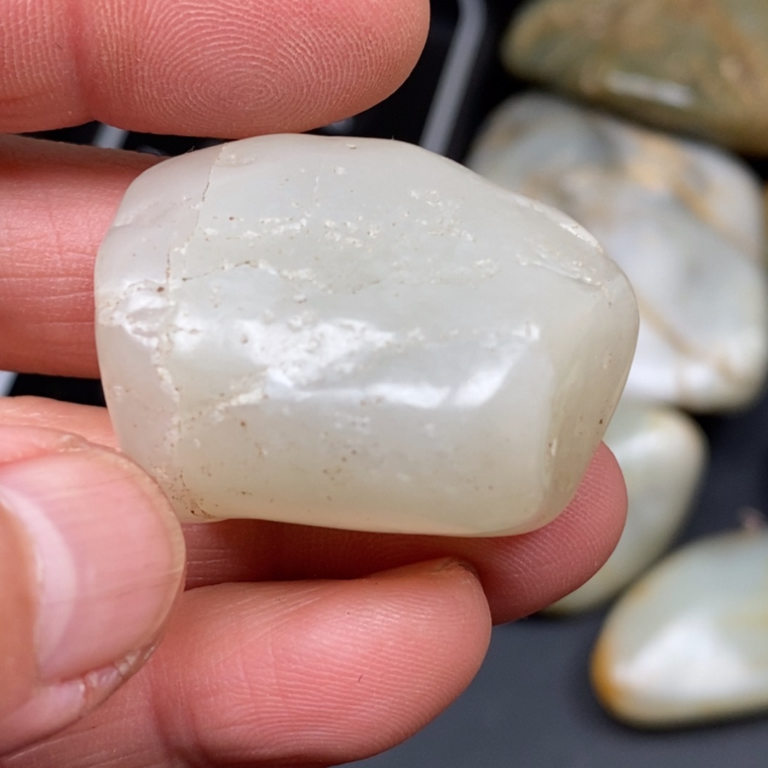 和田玉挂件银S925镀金镶嵌