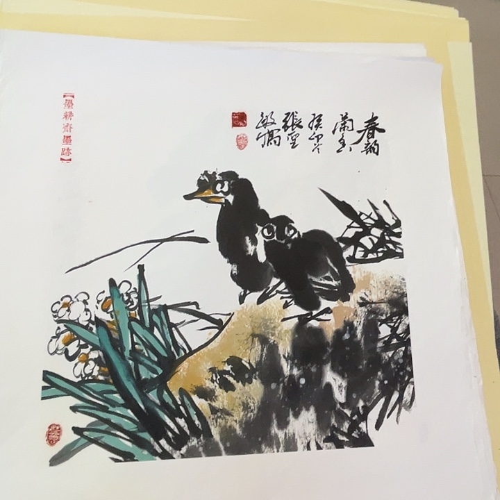 国画张圣敏先生纯手绘作品