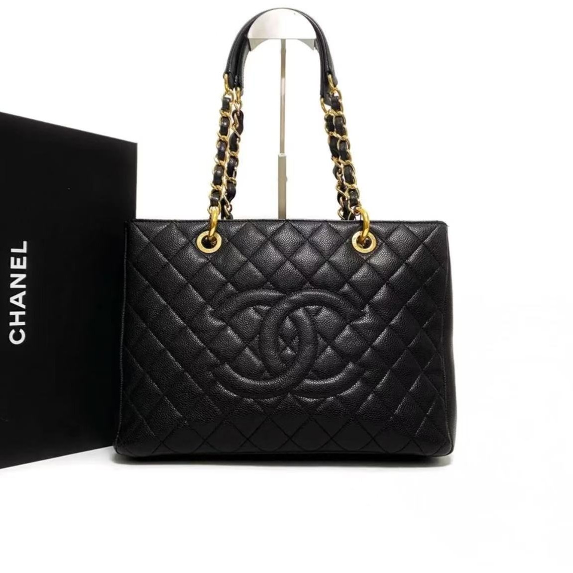 99新 Chanel/香奈儿 桔夕总仓 香奈儿GST中号单肩包 THYX2319