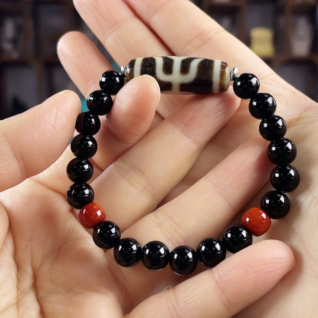 漂***姐玛瑙/玉髓合金颈饰任晓攀