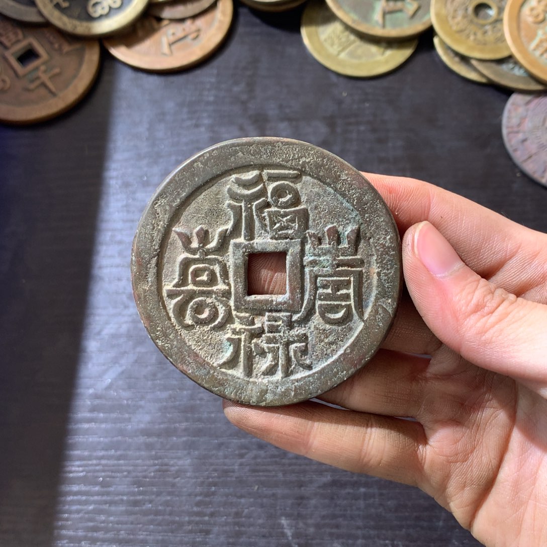 铜手*花钱手工翻砂铸造现代工艺品