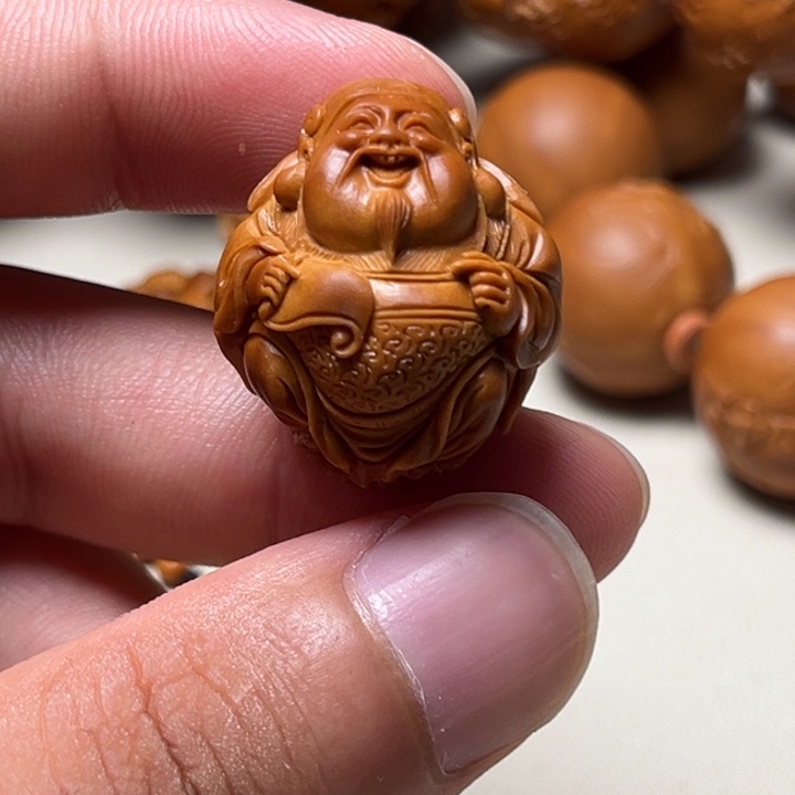 橄榄核手串2.3整身财神