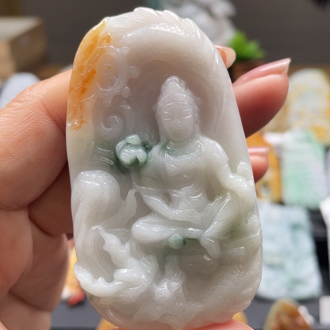 翡翠吊坠(不含链)未镶嵌