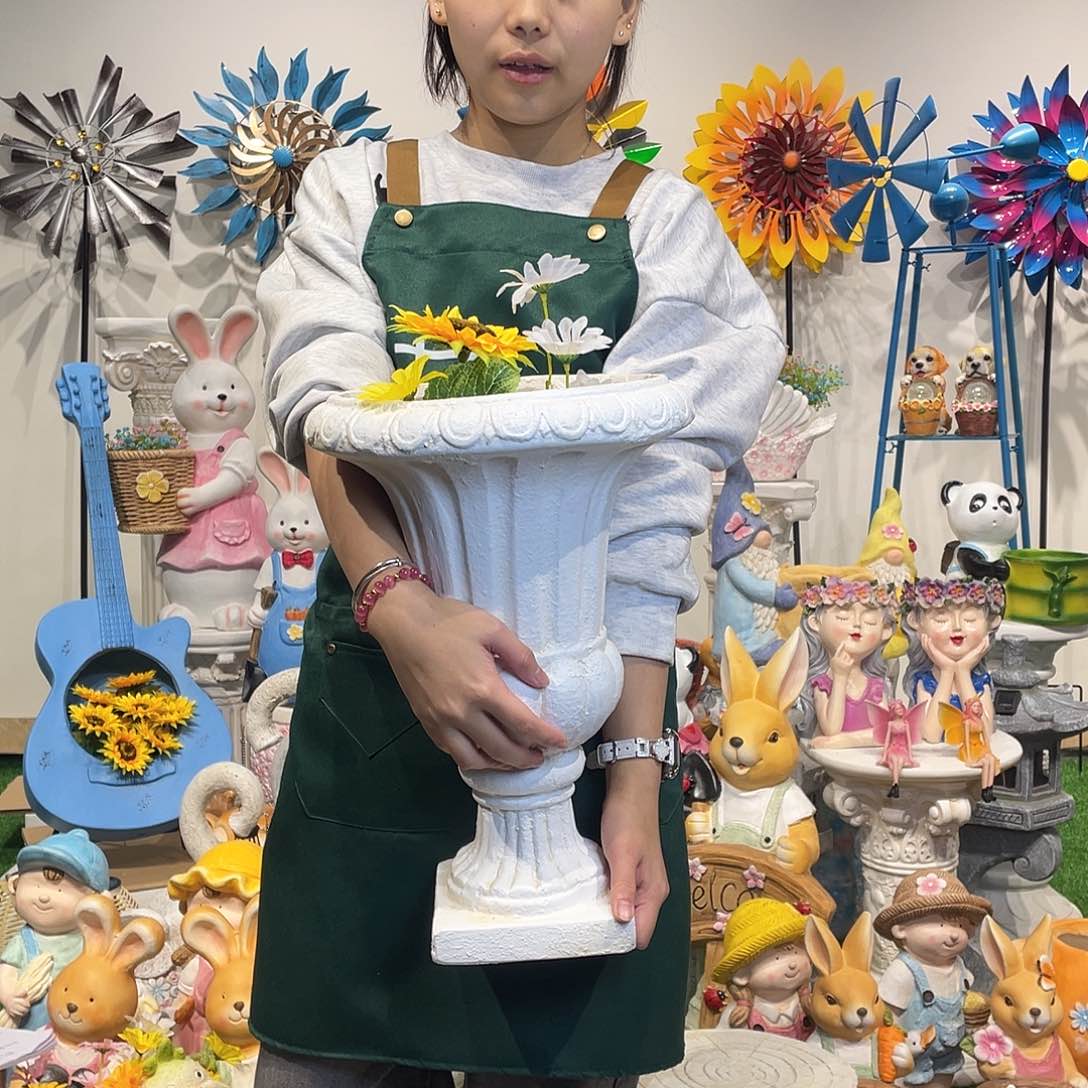 茶宠复古罗马花缸