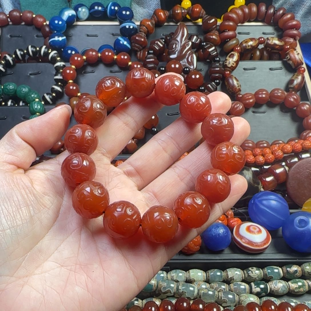 未镶嵌手串玛瑙/玉髓