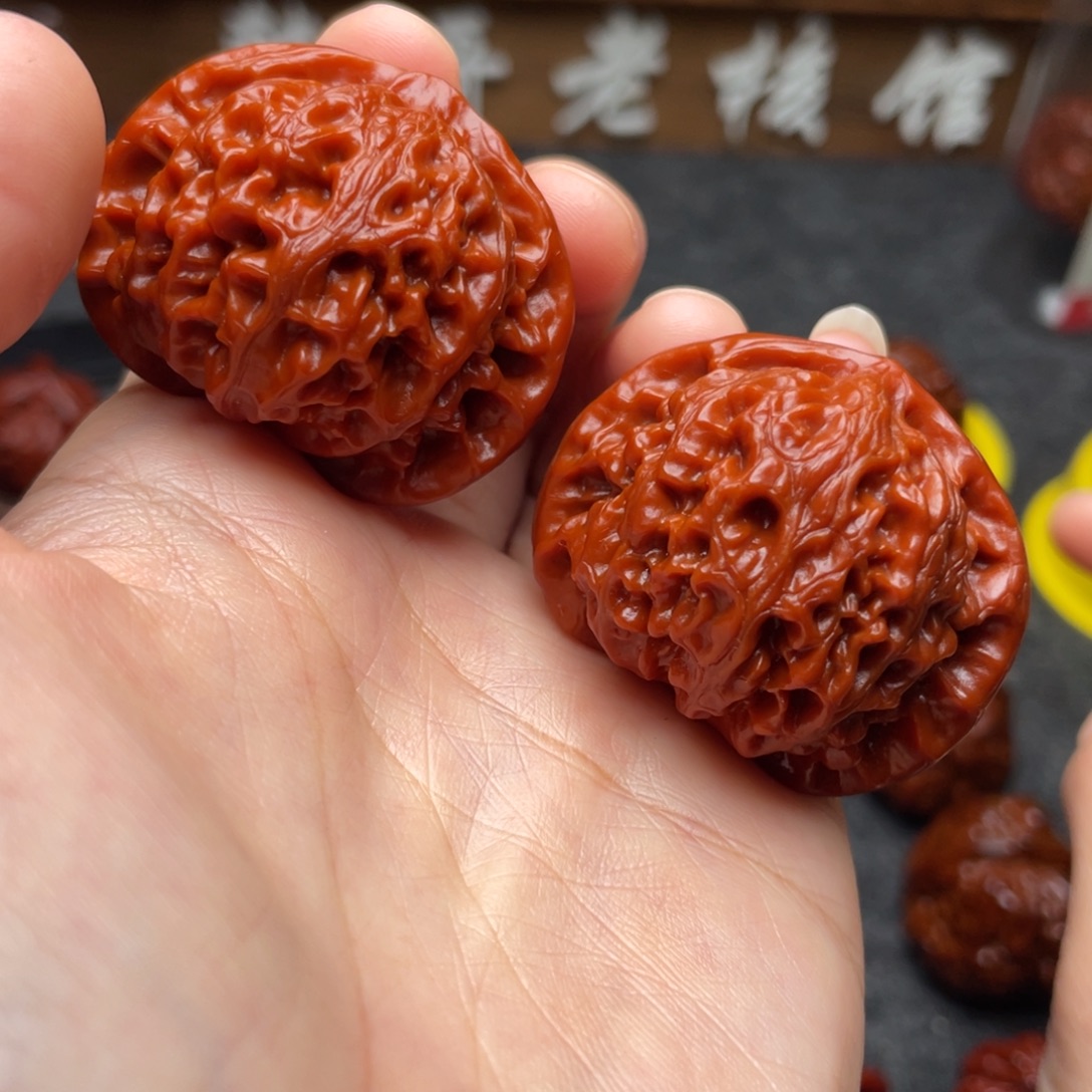 文玩核桃吊坠文玩核桃 手把件 宫灯 41