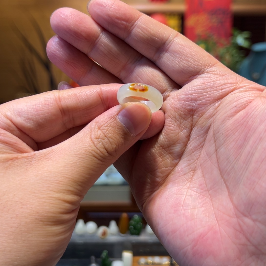 和田玉颈饰未镶嵌圈口13