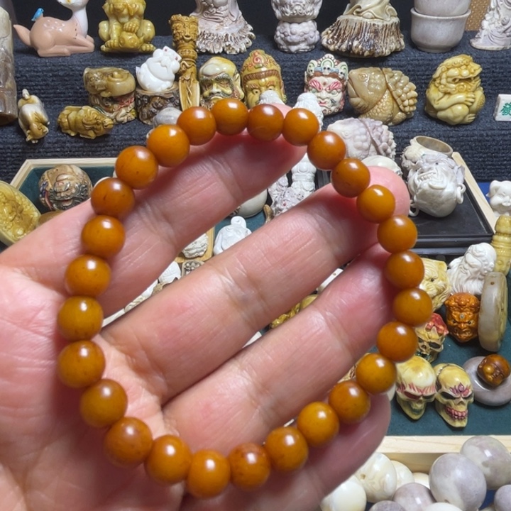 木手串驼骨雕刻0.8
