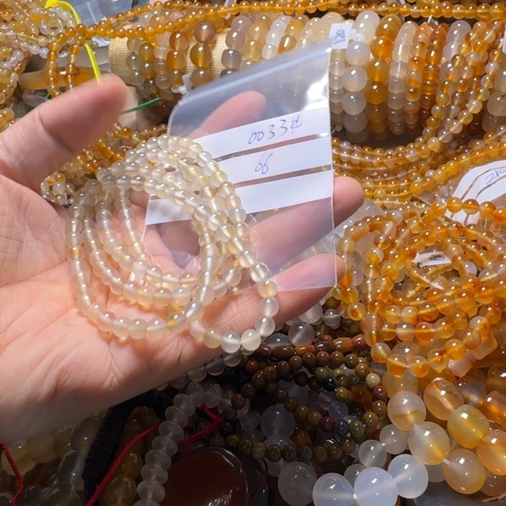 @***I玛瑙/玉髓未镶嵌颈饰0033……66