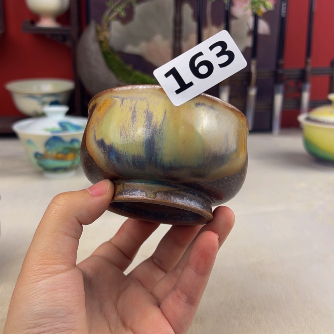 杯子纯手工柴烧主人杯