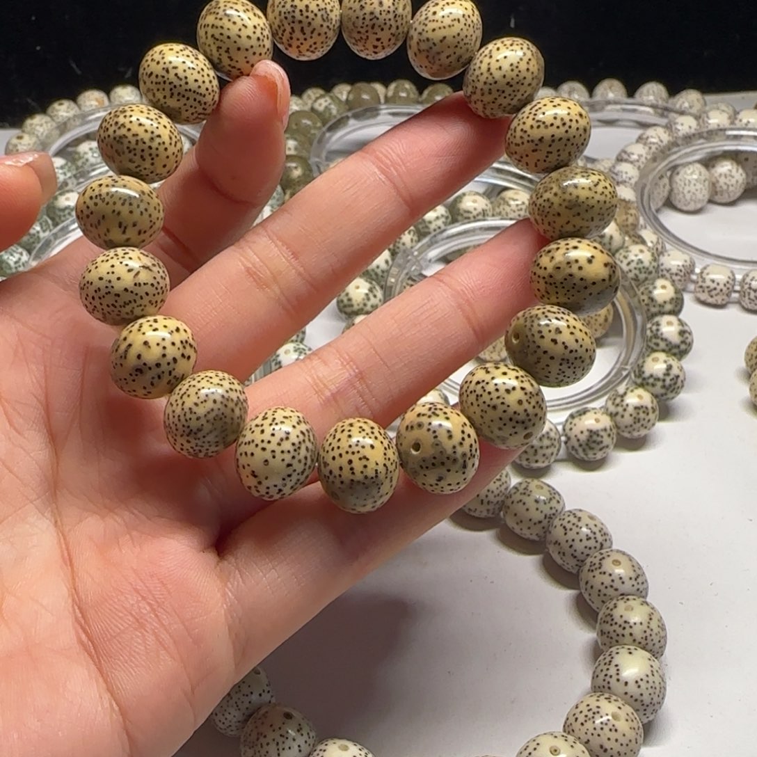 星月菩提吊坠1412胖苹果青花