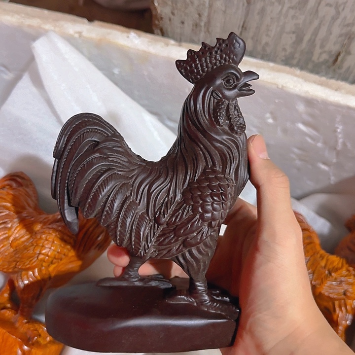 木黑檀木20公鸡一只