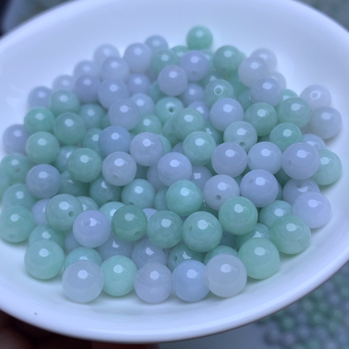 散珠翡翠卡7.4冰紫绿25个单圈