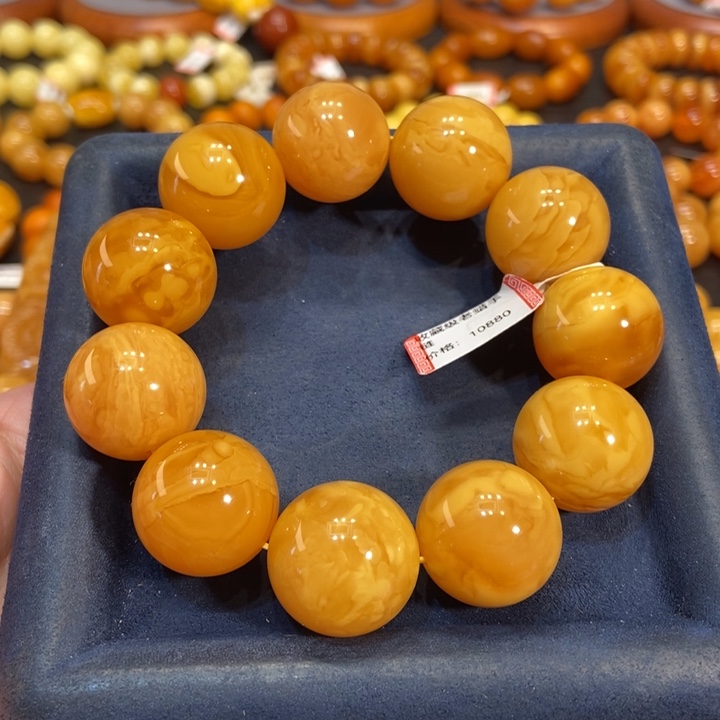 蜜蜡手链未镶嵌蜜蜡