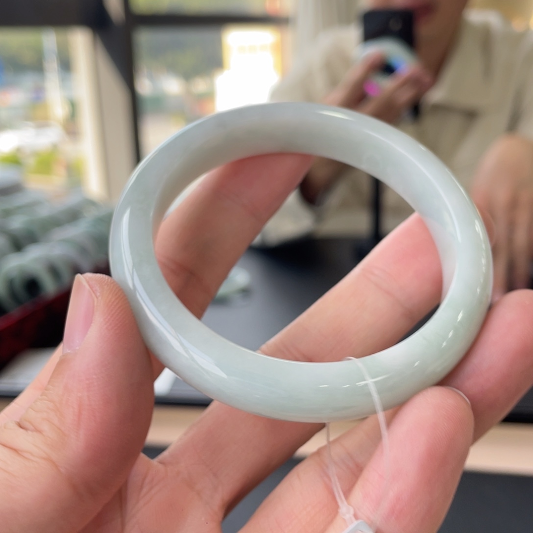 翡翠未镶嵌手镯5号链接55.9