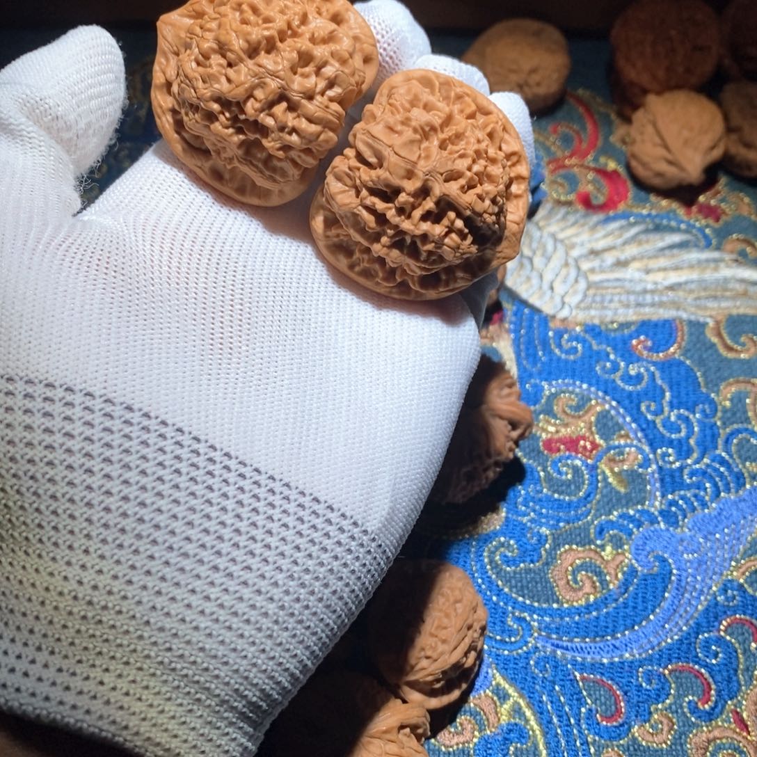 把件文玩核桃44全品官帽