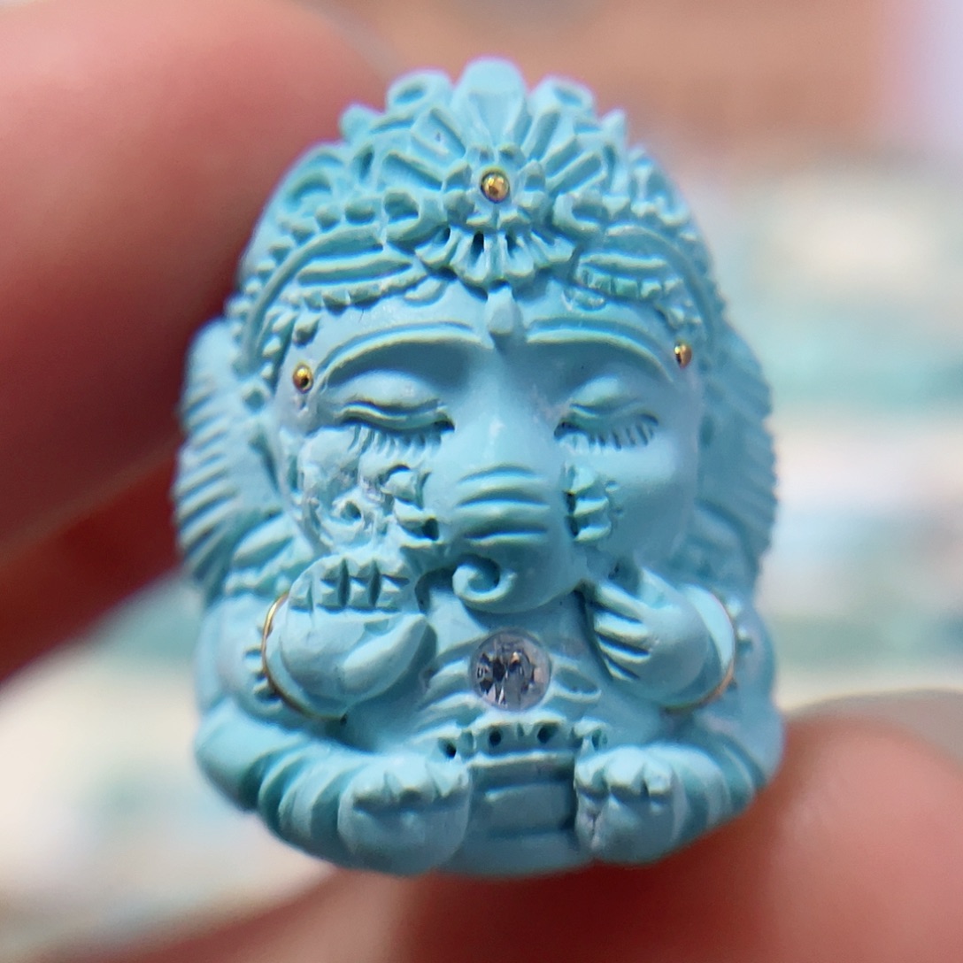 绿松石珠宝奇石未镶嵌