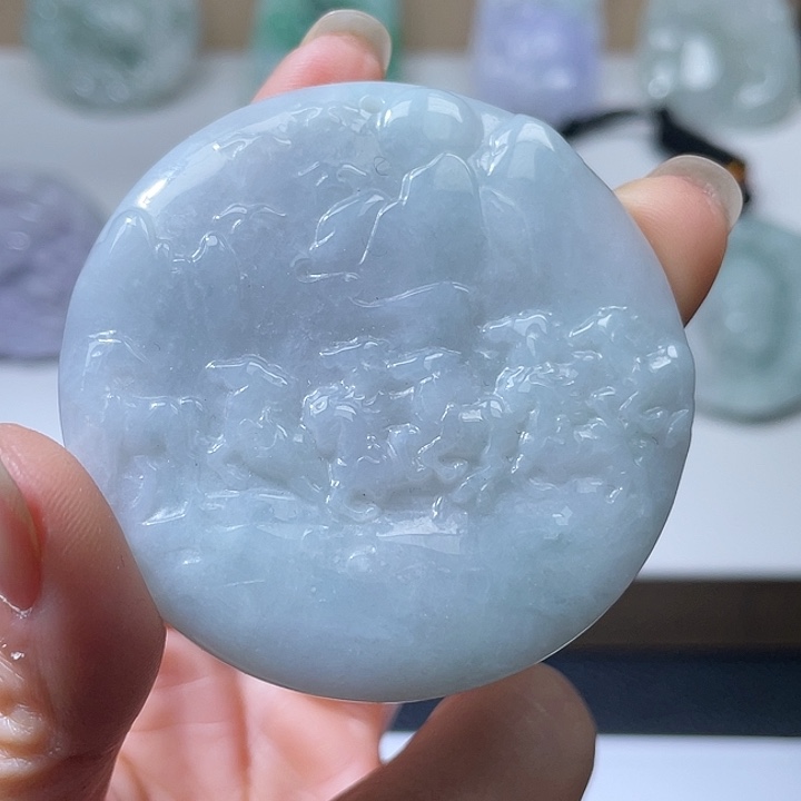 翡翠未镶嵌颈饰翡翠