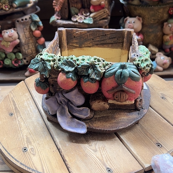 嘻哈多肉花盆百搭