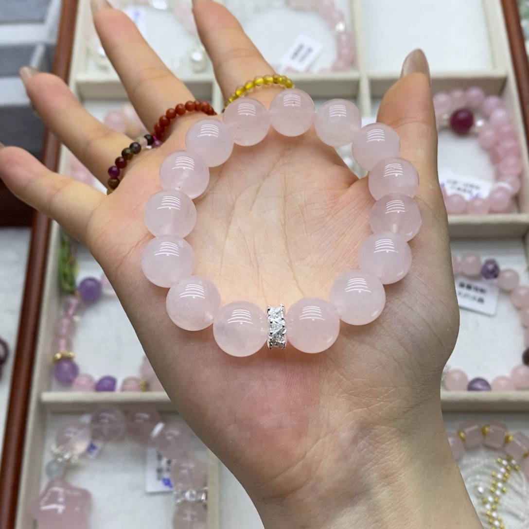 水晶手链合金温润如玉