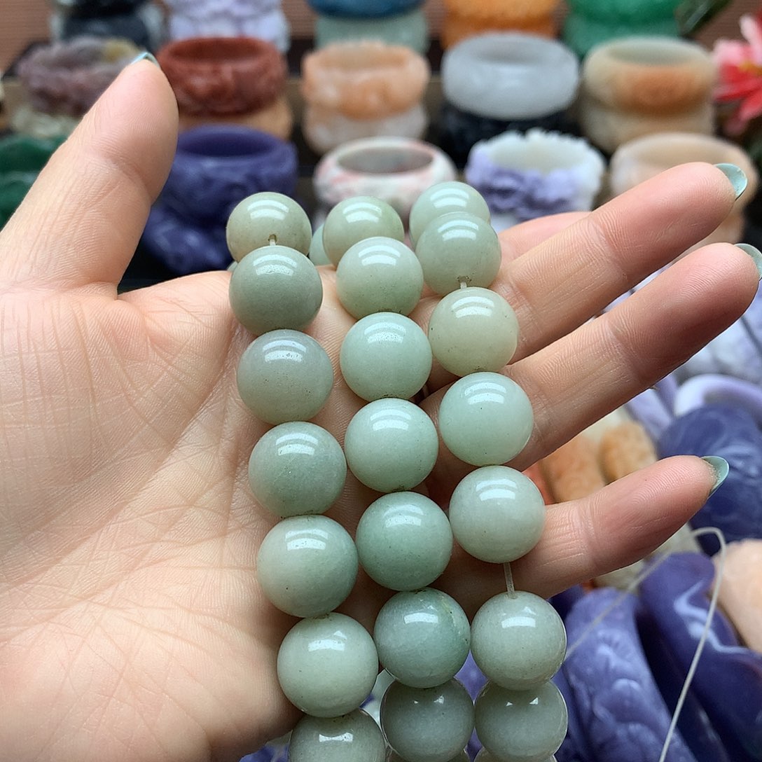 毛衣链未镶嵌石英质玉