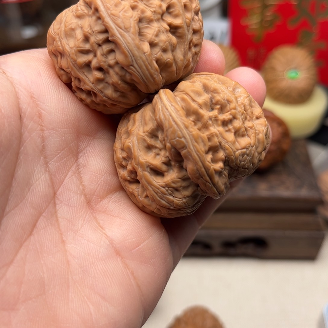 【闪购商品】福**齐文玩核桃手把件42元宝