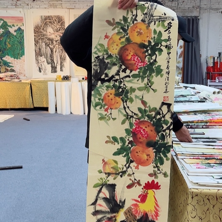 国画国画作品手绘