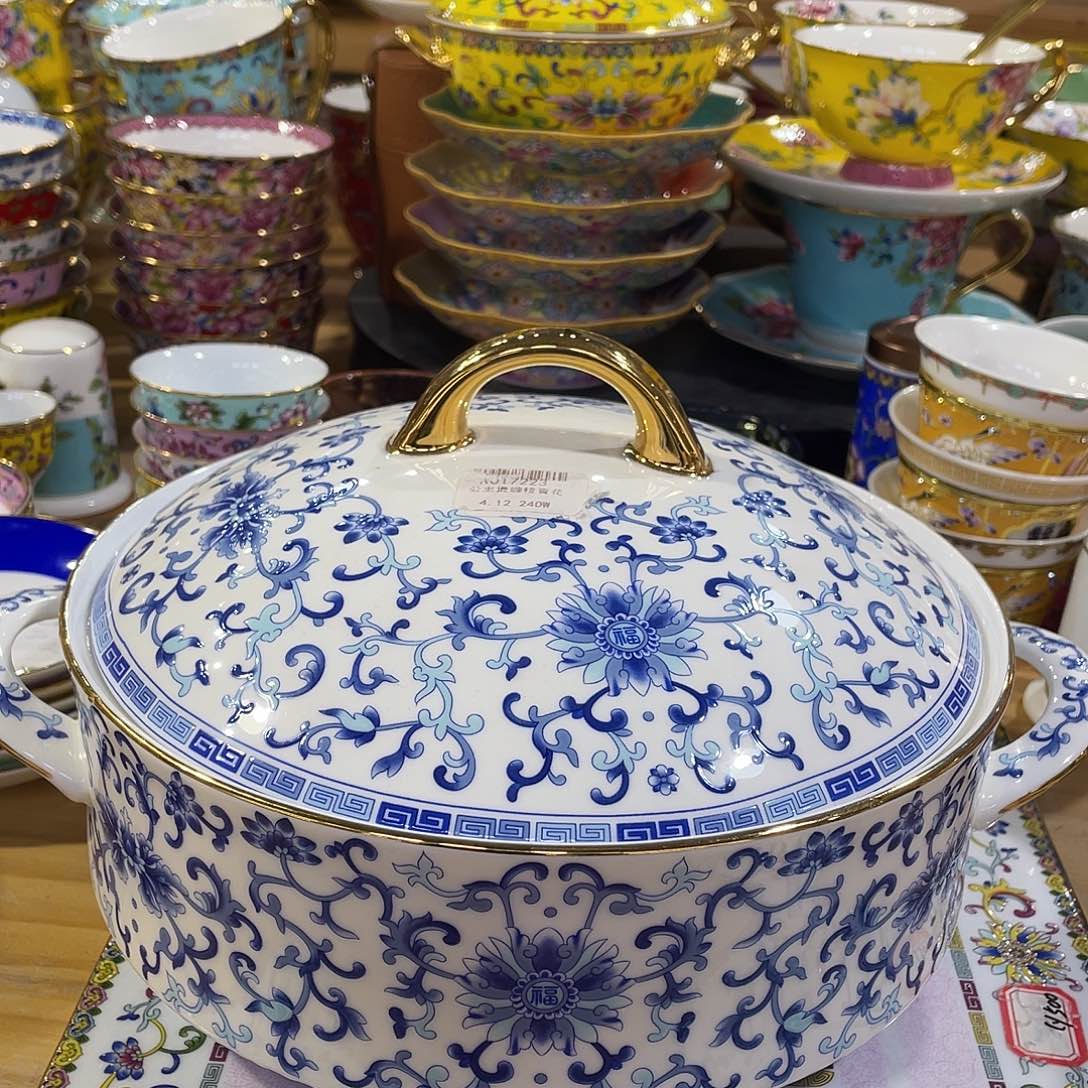 珐琅景德镇陶瓷瓷碗