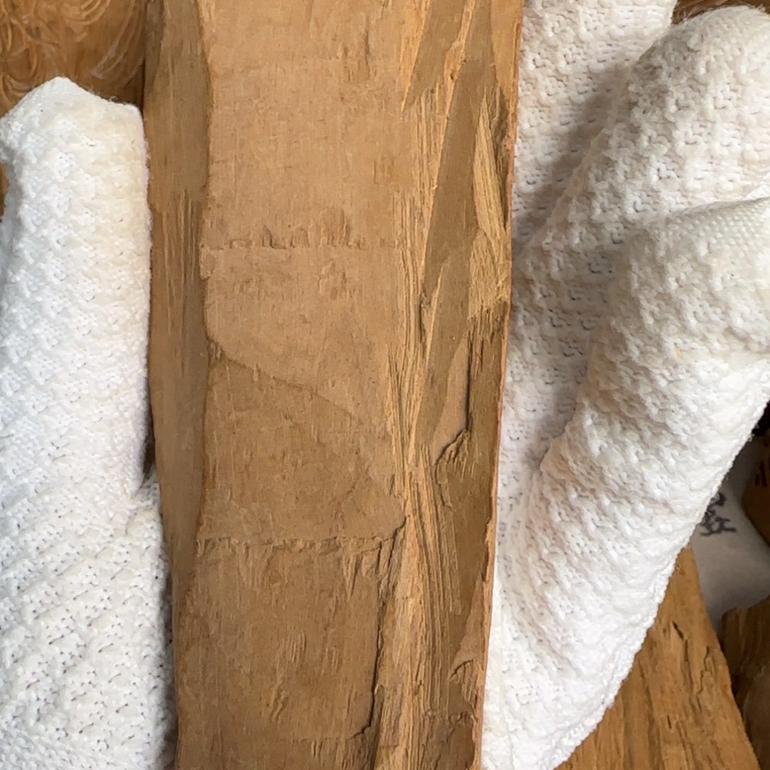 水***店檀香木无事牌四剖料93克