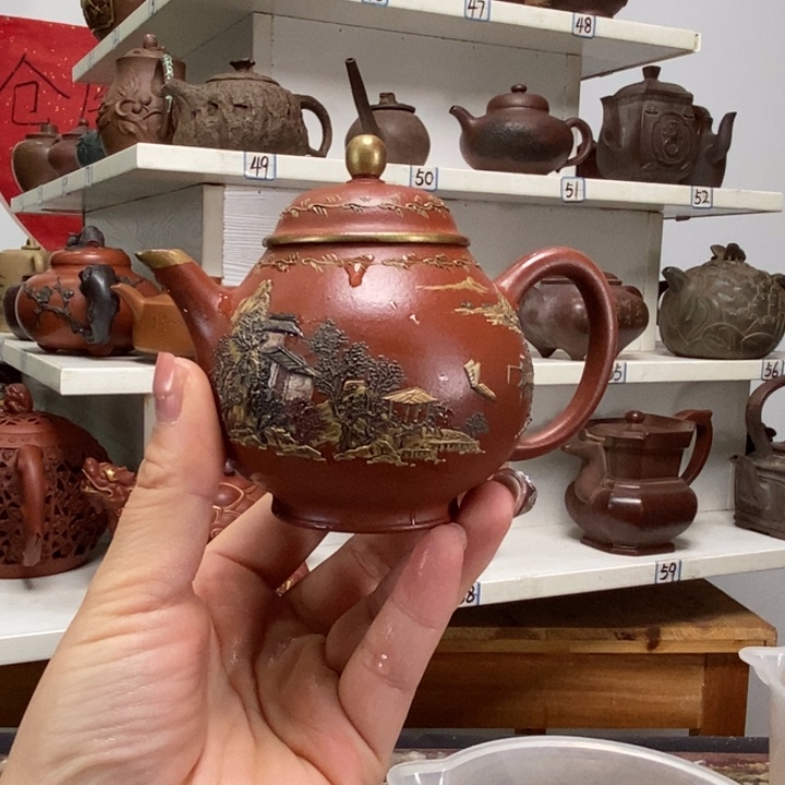 紫砂茶壶一**生全手工制作