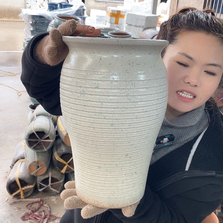 紫砂花盆正品口20高31