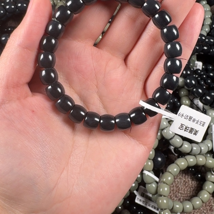 和田玉手链未镶嵌张*奋