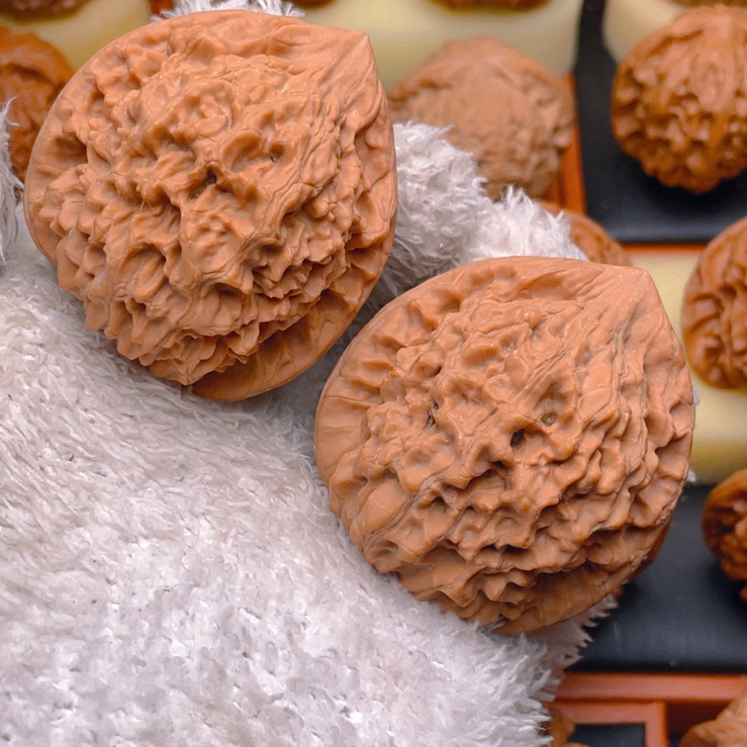 文玩核桃把件49一代麒麟纹官帽