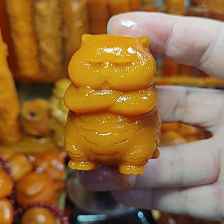 玉化把件竹雕大橘