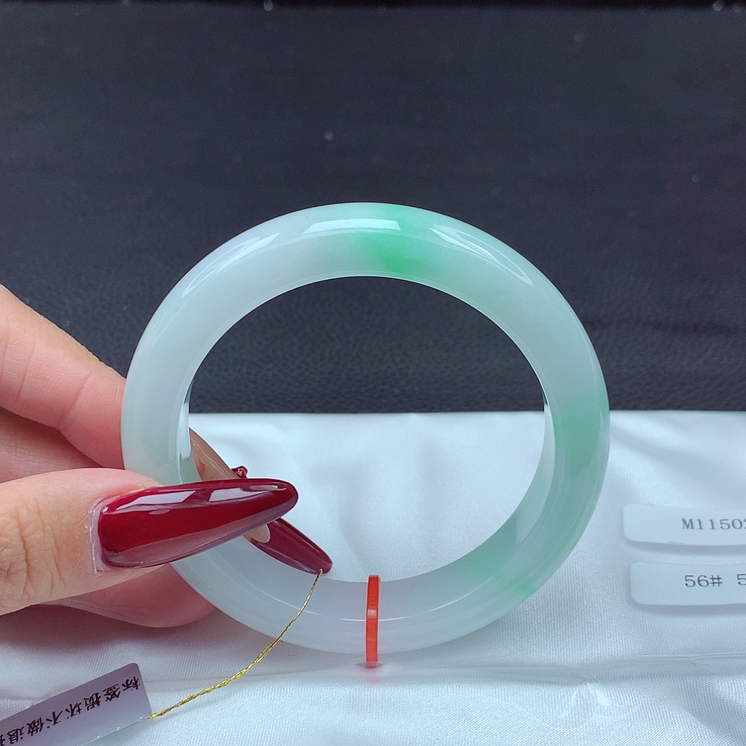 未镶嵌手镯翡翠56圈021